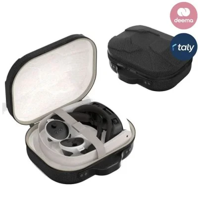 Gamax Meta Quest 3 Storage Box Carbon Fiber ( Model C ) - Black